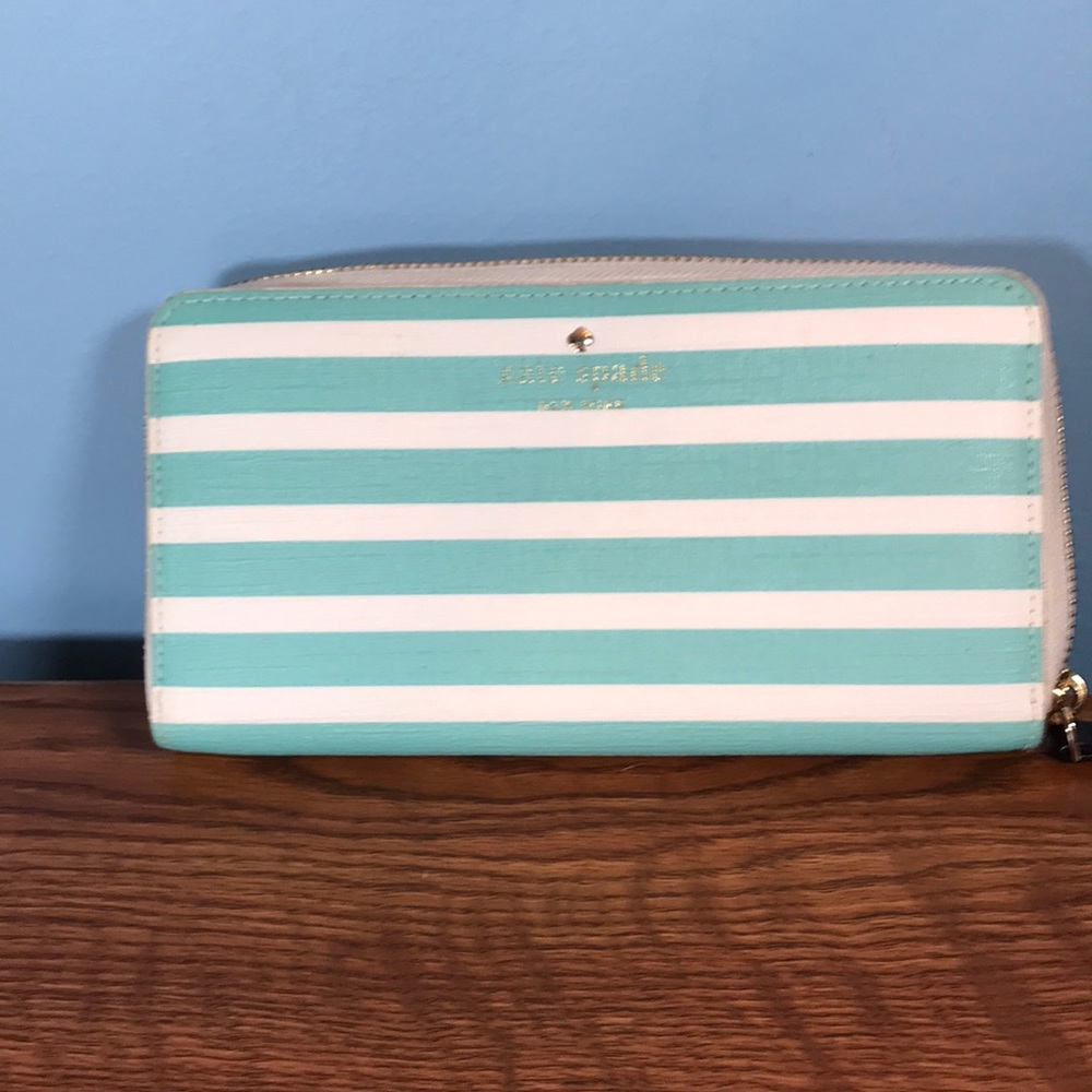 Kate Spade striped wallet